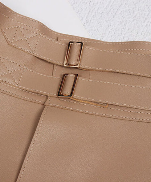 Double Buckle Flare Belt